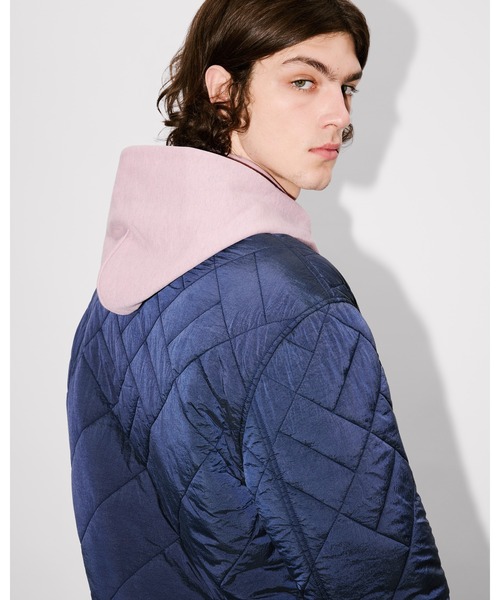 KENZO（ケンゾー） コート ジャケット 'KENZO Weave' キルテッド