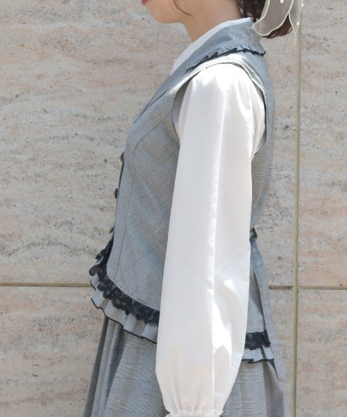 なー 2点 axes femme レースフリルベストチュニック なー 2点 axes femme レースフリルベストチュニック なー 2点 axes