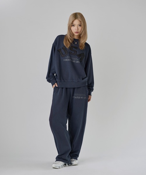 ワイドパンツ スウェットパンツ ジャージ Buyer's Select/「SET-UP着用
