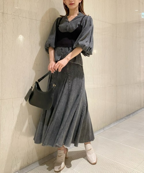 SNIDEL（スナイデル） セットアップ 0 チャコールグレー レディース