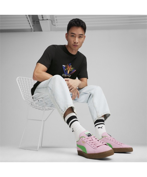 「PUMA」 ローカットスニーカー 26.0cm ピンク メンズ_画像7