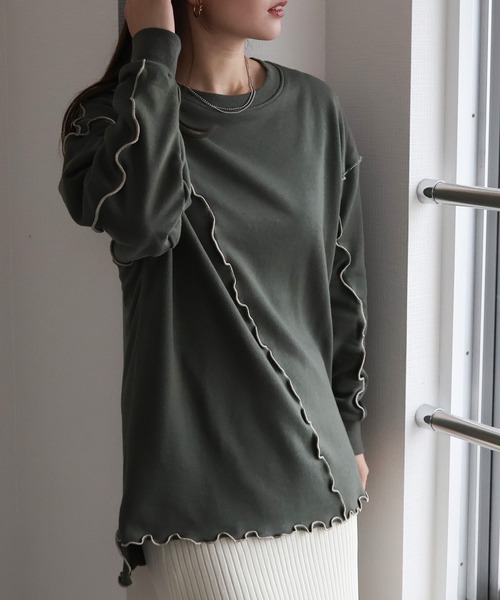 sin.ca トレーナー スウェット 裏毛メロウスウェット レディース