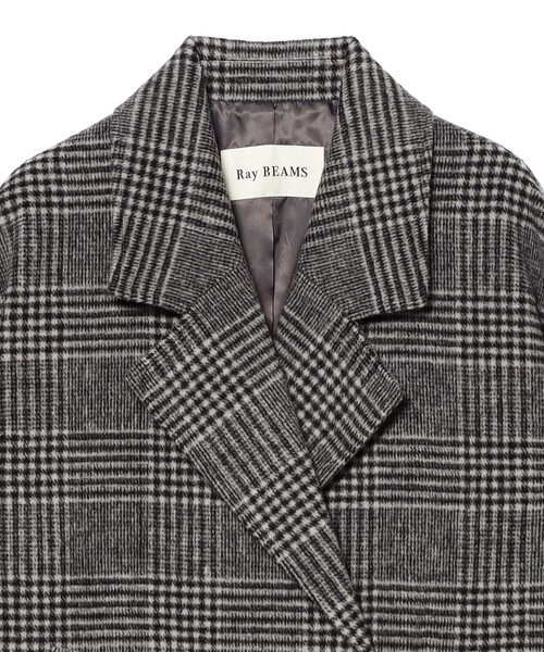 Ray BEAMS（レイ ビームス） ステンカラーコート コート チェック