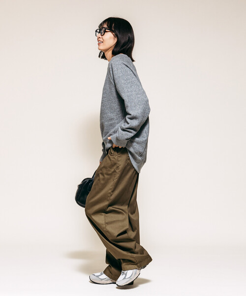 ナッツ様 38 グレー ロゴ2wayスウェット FREAK'S STORE（フリークスストア） トレーナー スウェット 2WAY 裏毛