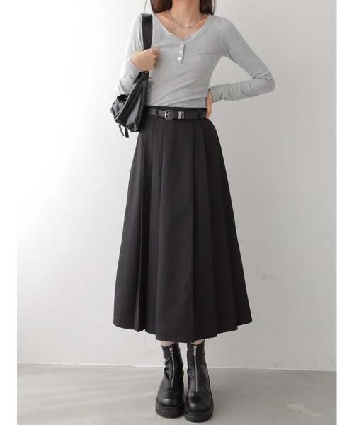スカート タックプリーツ ロングスカート : ZOZOTOWN Yahoo!店 - 通販