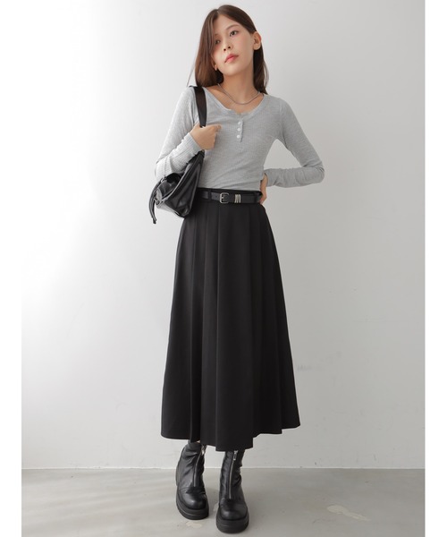 スカート タックプリーツ ロングスカート : ZOZOTOWN Yahoo!店 - 通販