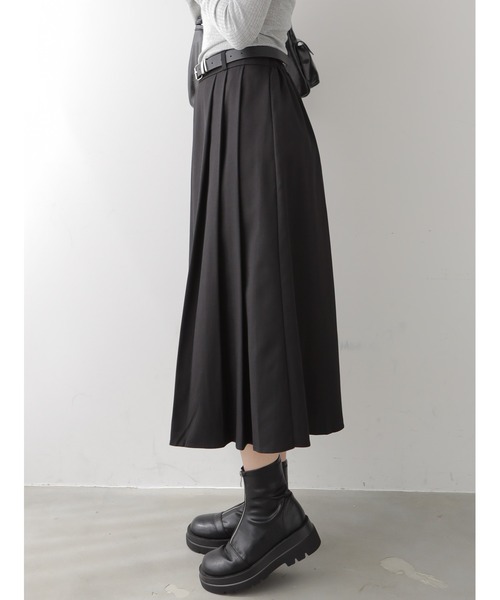 スカート タックプリーツ ロングスカート : ZOZOTOWN Yahoo!店 - 通販
