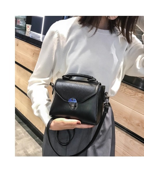 Sakka ショルダーバッグ バッグ ミニサッチェル PUレザーショルダー