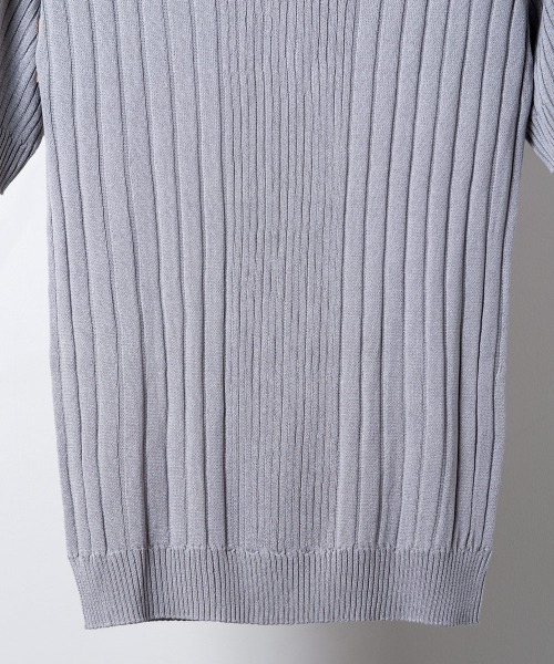 「BUFFALO BOBS」 半袖ニット 2-3 ブラック メンズ_画像8