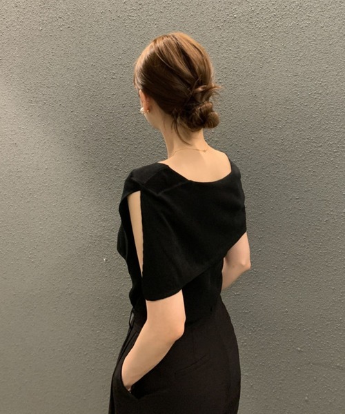 by LEGNA」 ノースリーブニット FREE ブラック レディース : ZOZOTOWN