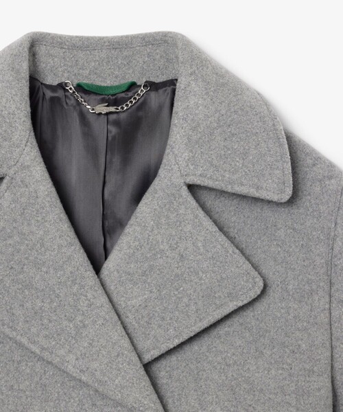 LACOSTE（ラコステ） ピーコート pコート ショート丈 オーバーサイズ