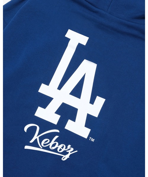 KEBOZ（ケボズ） パーカー × MLB LOS ANGELES DODGERS LOGO SWEAT