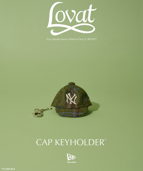 NEW ERA ニューエラ 別注 Lovat社 CAP キーホルダーセット NEW ERA（ニューエラ） 別注 Lovat ラバット社 NYY キャップ
