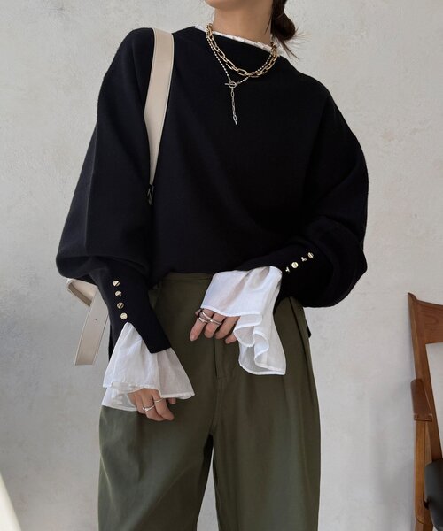 DouDou（ドゥドゥ） ニット セーター 「WEB限定」ミラノリブトップス