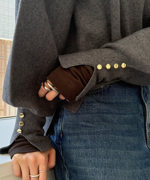 DouDou（ドゥドゥ） ニット セーター 「WEB限定」ミラノリブトップス