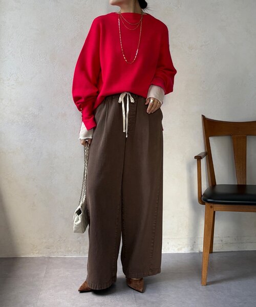 DouDou（ドゥドゥ） ニット セーター 「WEB限定」ミラノリブトップス