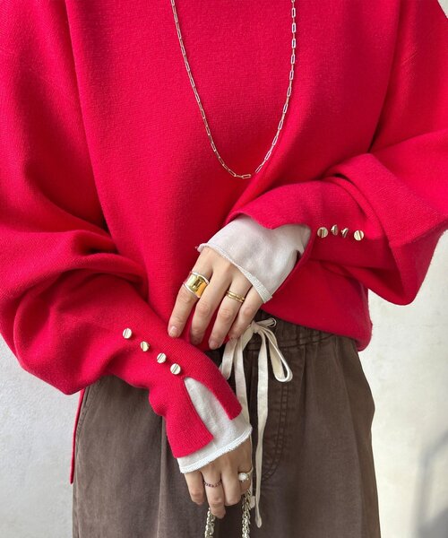 DouDou（ドゥドゥ） ニット セーター 「WEB限定」ミラノリブトップス