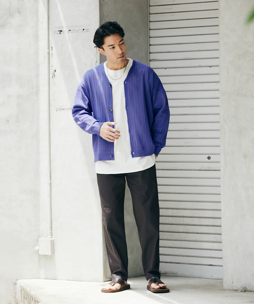 「JOURNAL STANDARD relume」 チノパンツ LARGE スミクロ メンズ_画像6