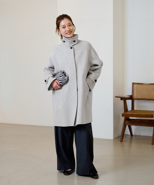 FRAMeWORK（フレームワーク） コート 38 グレー レディース : ZOZOTOWN