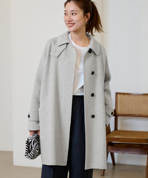 FRAMeWORK（フレームワーク） コート 38 グレー レディース : ZOZOTOWN