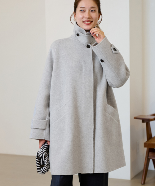 FRAMeWORK（フレームワーク） コート 38 グレー レディース : ZOZOTOWN
