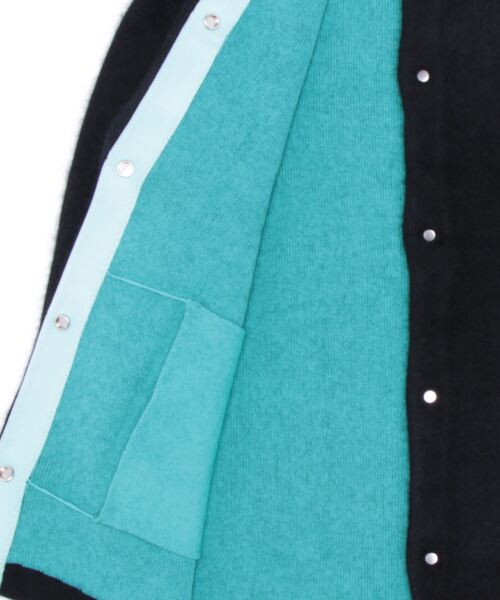 「ELENDEEK」 ニットカーディガン FREE アイボリー レディース_画像4