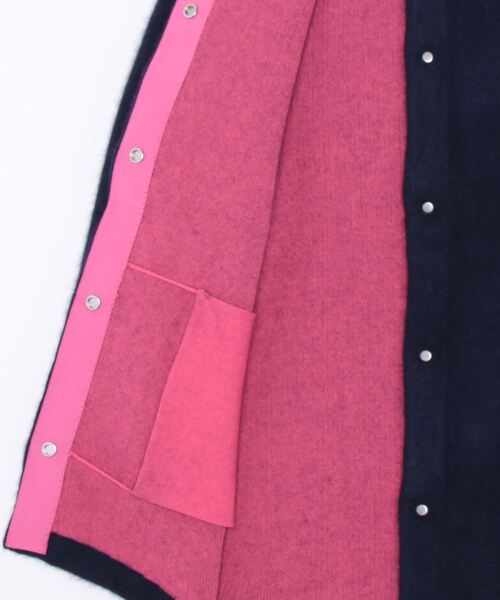 「ELENDEEK」 ニットカーディガン FREE アイボリー レディース_画像5