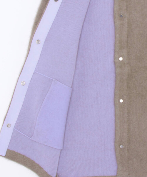 「ELENDEEK」 ニットカーディガン FREE アイボリー レディース_画像6