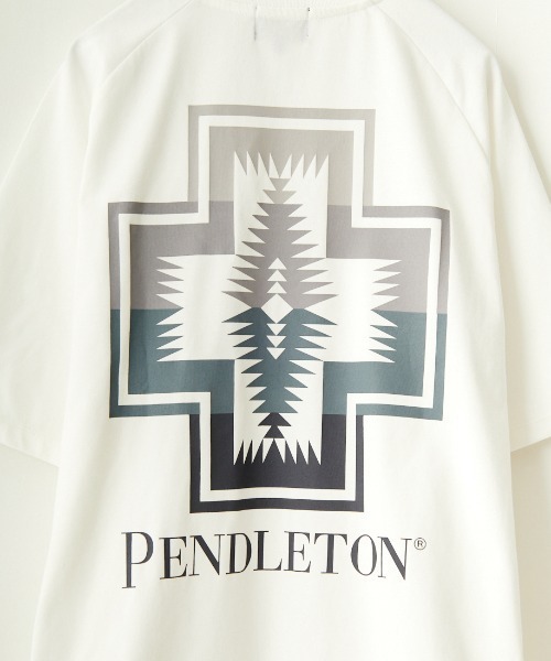 「PENDLETON」 半袖Tシャツ M ブラック系その他 レディース_画像4