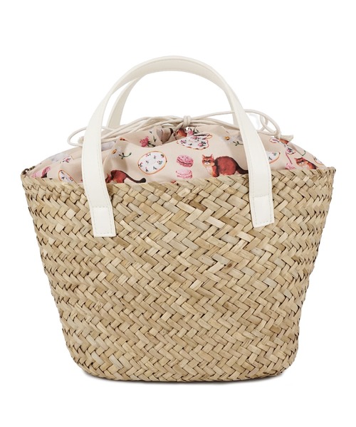「PAUL & JOE ACCESSOIRES」 かごバッグ FREE ホワイト レディース_6