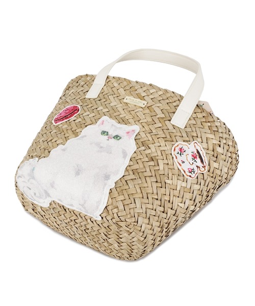 「PAUL & JOE ACCESSOIRES」 かごバッグ FREE ホワイト レディース_7