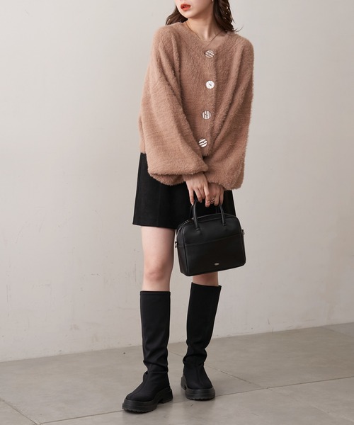 「Chico」 ニットカーディガン FREE アイボリー レディース_画像8