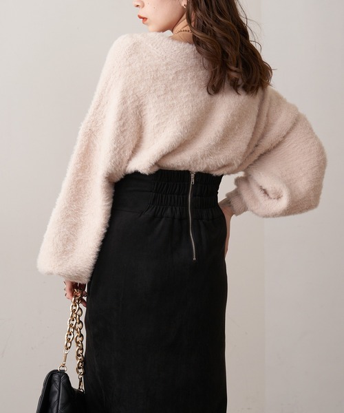 「Chico」 ニットカーディガン FREE アイボリー レディース_画像9