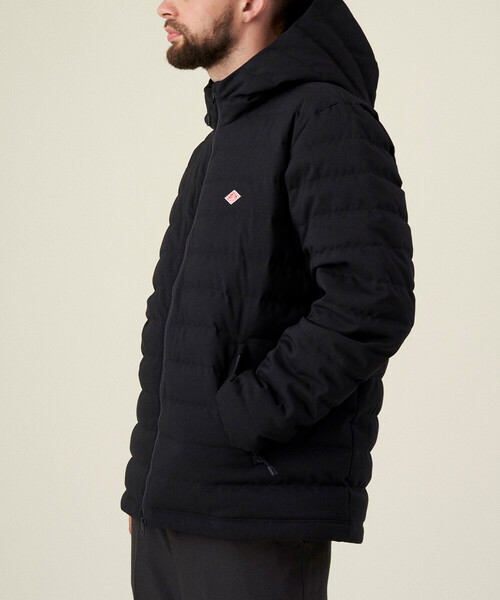 「DANTON」 ダウンジャケット L チャコール メンズ_画像2