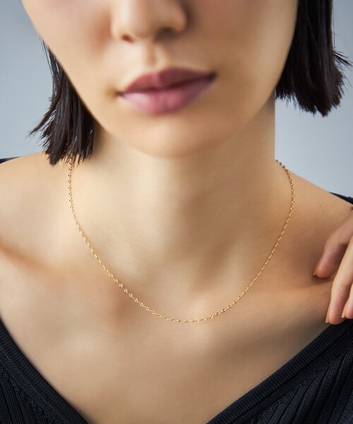 ネックレス K18YG ネックレス モーグルチェーン レディースの画像