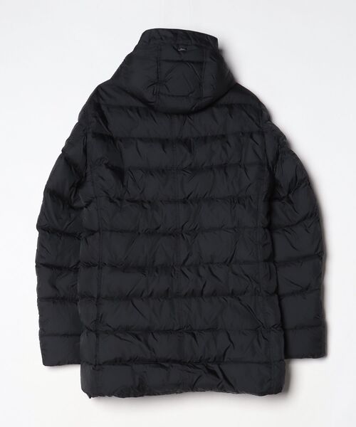 HERNO ブラック ダウンジャケット フード付き　フェイクレザー　サイズ52 HERNO（ヘルノ） ダウンジャケット 52 ブラック メンズ : ZOZOTOWN