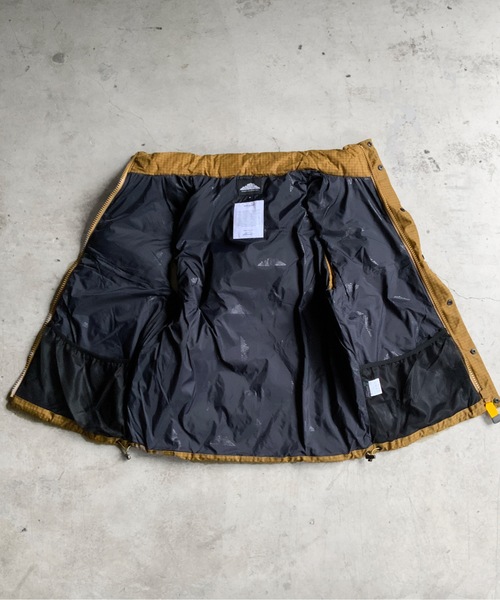 「MOUNTAIN SMITH」 ナイロンベスト S ベージュ メンズ_画像9