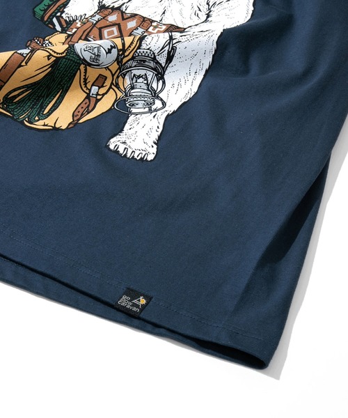 「go slow caravan」 半袖Tシャツ LARGE ブルー系その他 メンズ_画像6