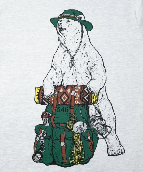 「go slow caravan」 半袖Tシャツ LARGE ブルー系その他 メンズ_画像8