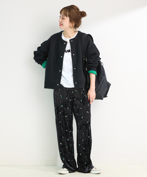 B.C STOCK ハンドニットカーディガン B.C STOCK（ベーセーストック） カーディガン 手洗い可 / スムース