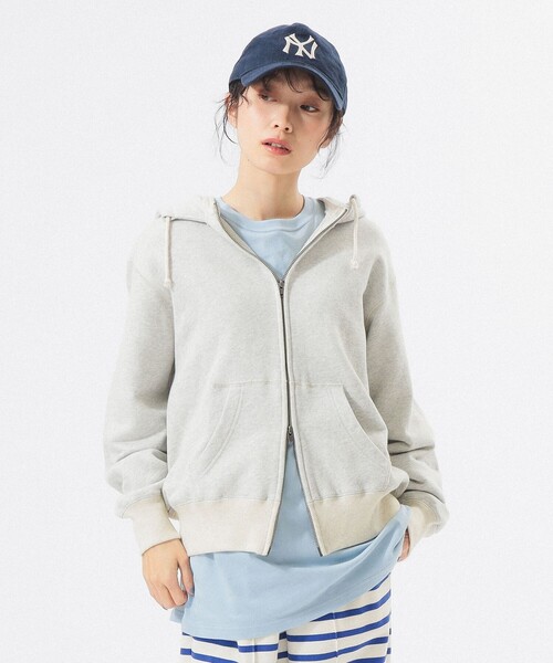 新品　BEAMS BOY レトロ フィット ジップ フーディー ￥17,490 BEAMS BOY（ビームス ボーイ） パーカー レトロ フィット ジップ
