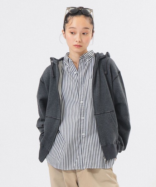 ビームスボーイ　パーカー BEAMS BOY（ビームス ボーイ） パーカー レトロ フィット ジップ