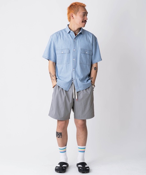 「gym master」 半袖シャツ X-LARGE ブルー メンズ_画像2