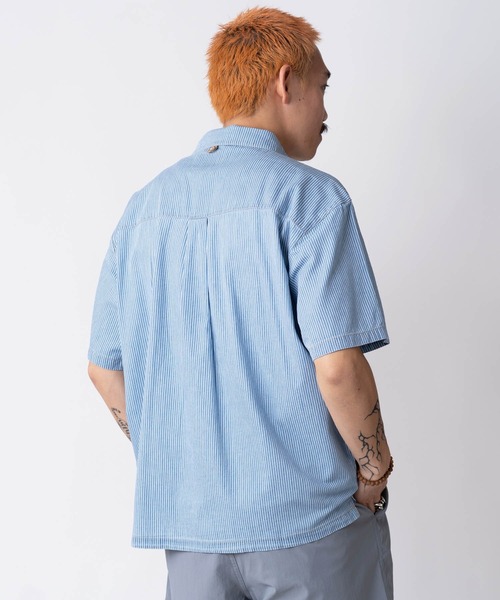 「gym master」 半袖シャツ X-LARGE ブルー メンズ_画像4