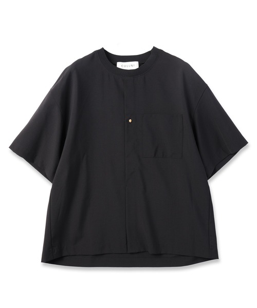 「CULLNI」 半袖プルオーバー 1 黒いこと メンズ