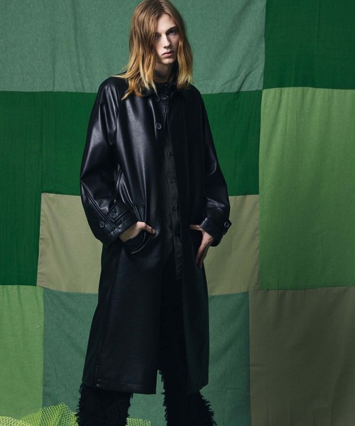 MAISON SPECIAL（メゾンスペシャル） ステンカラーコート 1 ブラック