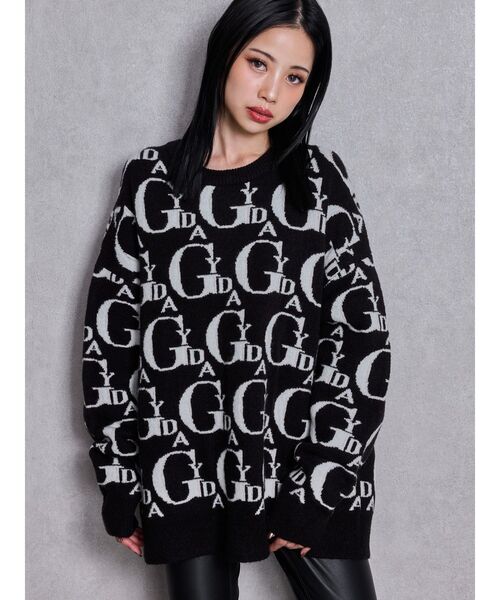 GYDA（ジェイダ） ニット セーター GYDA PATTERN ニットトップス