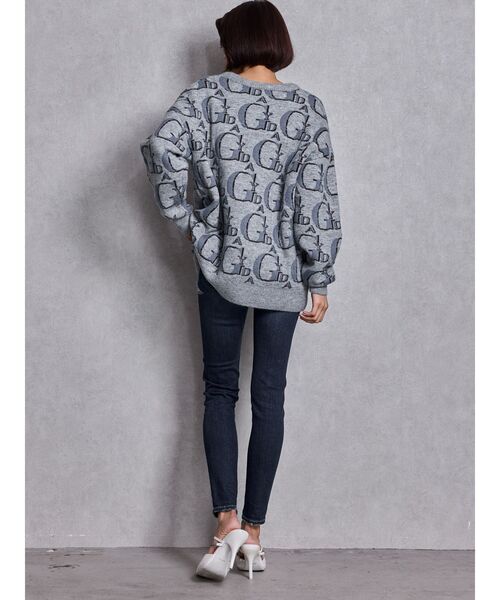 GYDA PATTERN ニットトップス 【完売品】 GYDA（ジェイダ） ニット セーター GYDA PATTERN ニットトップス
