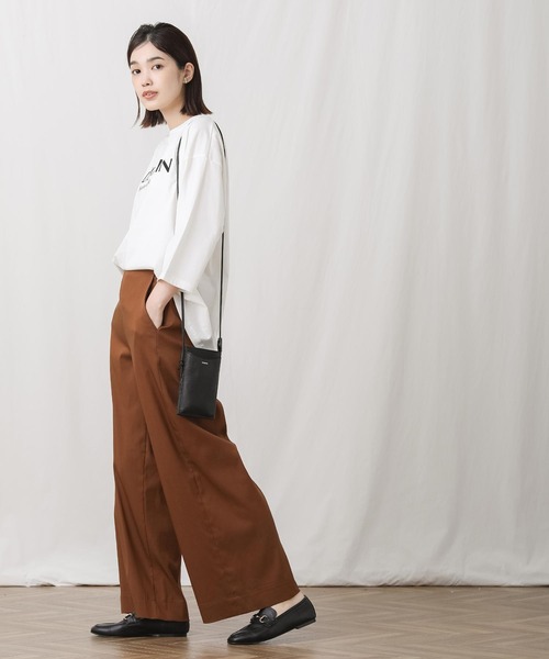 「Gready Brilliant」 7分袖カットソー FREE キャメル レディース_画像3