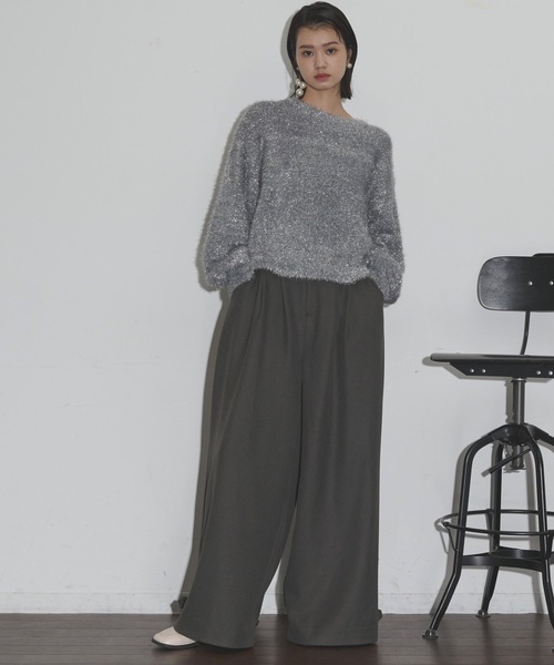 「THE YOn」 パンツ M モカ レディース_画像2